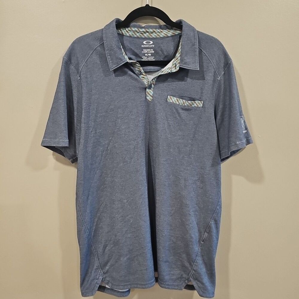 Oakley Polo Shirt Golf Mens XL Tailored Fit TPC Scottsdale Performance Hydrolix